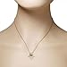 My Daily Styles 925 Sterling Silver Yellow Gold Evil Eye Hamsa White Blue CZ Womens Pendant Necklace