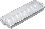 Knightsbridge 3W Green LED Daylight Emergency Bulkhead Light Indoor Outdoor view 8