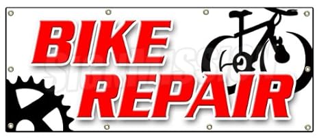 36 X96 Bike Repair Banner Sign Bicycle Shop Repair Rental Cycle
