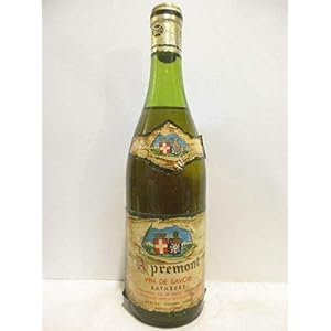 apremont jacal bayabere (non millésimé acheté en 1975) blanc années 70 - savoie