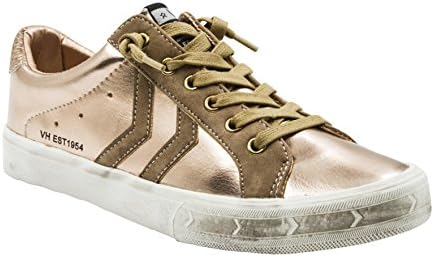 VINTAGE HAVANA Babe Metallic Rose Gold Sporty Sneakers