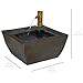 Best Choice Products 16in Indoor/Outdoor Polyresin Bamboo Spout Water Fountain Garden Decor w/Pump - Gray