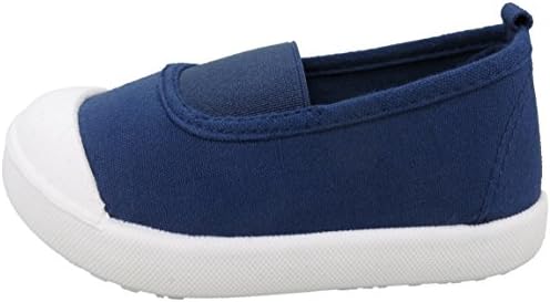 Yedi Candy Color Boys Girls Kids Toddler Canvas Casual Slip On Unisex Shoes, Blue 5 M US Toddler