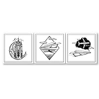 signwin-3 Piece Canvas Wall Art-The Magic of Minimalism-Canvas Prints Home Artwork Decoration for Living Room,Bedroom - 12