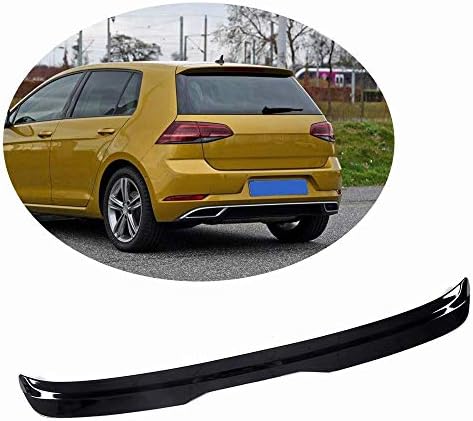 現品限り一斉値下げ リアスポイラー に適合フォルクスワーゲンvwゴルフ7 7 5 Mk7ベース Rライン14 18 Abs ステンレススチールリアルーフウィンドウトップスポイラーウィング Gti Rは対象外 割引購入即納