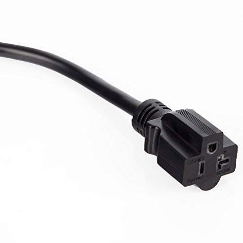 image for AKJia Electronics AKJIA UL listed 1-Foot 12AWG 15 Amp to 20 Amp Plug A