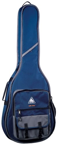 Boulder CB-361BL Alpine Deluxe Tenor/Baby Blueridge Guitar Gig Bag - Navy Blue