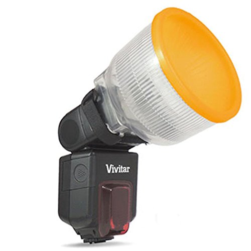 FOMITO Universal Cloud Lambency Flash Diffuser + Cover White & Orange Set + Anti-Lost Rope Black