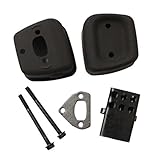 Poweka New Pack of Exhaust Muffler + Gasket + 2 Bolts fit for Husqvarna 36 41 136 137 141 142 Chainsaw Replaces 545006044