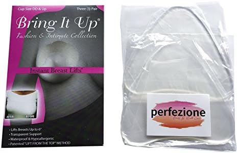 Bring It Up Plus Size Breast Lift Kit, Clear, DD Cup and Up, 1 Pack