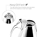 Stainless Steel Oil Drizzler with Drip-Free Spout, 1 Quart, Métier Atelier Toolbar Series