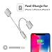 Dkaile 2-in-1 Splitter Adapter for Headphone Audio & Charge Adapter Compatible with Phone Xs/Xr/Max/X /8/7/6 Work with iOS 11 or Laterthumb 4