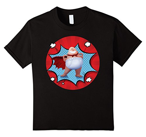 DreamWorks Captain Underpants Iconic Superhero Pose T-Shirt T-ShirtOEKO-TEX STANDARD 100