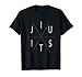 Mens JIU JITSU T SHIRT BJJ TEE Brazilian Jiu Jitsu T-Shirt Medium Black