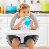 Munchkin Gentle Transition Baby Bottles 2 Pack 10oz Green Blue Handles view 3