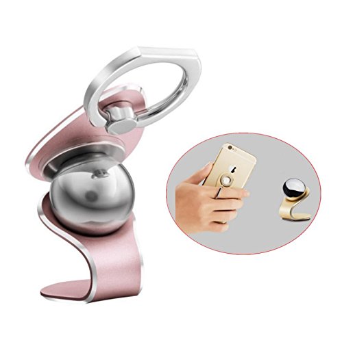 Cell phone mount holder ring for car/desk,magnet vent dashboard g…