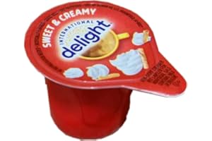GENERIC International Delight Mini Cold Stone Creamery Sweet Cream Coffee Creamer Singles (7/16 Fl Oz Each), 50 Counts Bulk Pack
