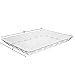 silver collection Rectangular Plastic Trays, Disposable Serving Party Platters 9