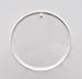 MEYA Set of 15pcs High Clear Blank Acrylic Discs ,Acrylic Round Sheet With Hole 1/8