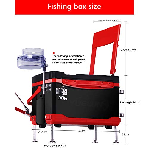 MLZ Angeln Kleine Angelbox Tragbare Plattform Angeln Wild New Box Fisch Angelbox Super Full Set Angelplastik – Bild 3