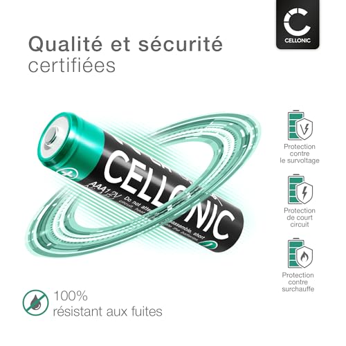 CELLONIC 4 x Cordless Phone Battery Compatible with Siemens Gigaset A415, C430 (1000 mAh, 1.2 V)