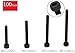 iExcell 100 Pcs M3 x 20mm/25mm/30mm/35mm Alloy Steel Internal Hex Drive Socket Cap Screws Kit, Black Oxide Finish, 12.9 Grade