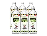 SMART FUEL 6 Liter Pack- Indoor/Outdoor Fireplace Fuel- Ultra Pure Safety Pour Technology- Toxic Free, Planet Friendly, Ethanol for Indoor and Outdoor Burning