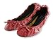 Sidekicks Womens Foldable Patent Leather Ballet Flats with Carrying Case
