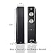 Polk Audio Signature Series S55 Floor Standing Speaker (Pair) with Amazon Basics 14 Gauge 50′ Wire Cable | American HiFi Surround Sound | Stylish Looks, Big Sound | Detachable Magnetic Grillethumb 3