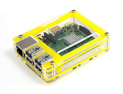 Zebra Case - Raspberry Pi 3, Pi 2 and B+ (Tropical Yellow)