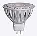 LEMENG MR16 GU5.3 Green LED Bulb 5W, 35W-50W Halogen Bulbs Equiv,GU 5.3 Bi-pin Fittings, Aluminum Casing, 12V DC AC Low Voltage,30 Deg for Outdoor Landscape Track Lighting, Not Dimmable X 6 Pack