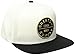 Brixton Men's Oath III Medium Profile Adjustable Snapback Hat, Off White/black, One Size