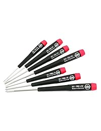 Wiha 7 piezas juego de desarmador de precisión e inclinado Phillips