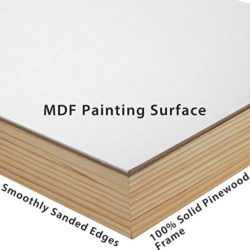 PHOENIX Gessoed Wood Panel Boards for Painting Professional Wood