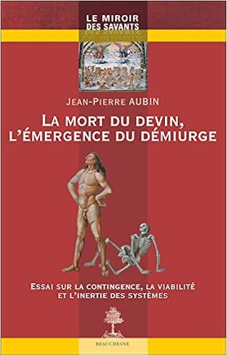 La Mort Du Devin L Emergence Du Demiurge Amazon De Aubin Jean Pierre Fremdsprachige Bucher
