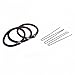 SWACC Hair Donut Bun Maker Set, 4 Sizes Included + Hair Ties & Bobby Pins (Brown) - For Updos, Scrunchie Chignons, and Ballerina Buns