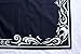 Tarot Cloth for Any Tarot Cards: Wind, Fire, Earth, Water, Large 24 Inches x 24 Inches, Black, Velvet