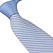 Coachella Ties Solid Color Knot Contrast Diagonal Stripes Necktie Formal Tie 8.5cm (Blue)