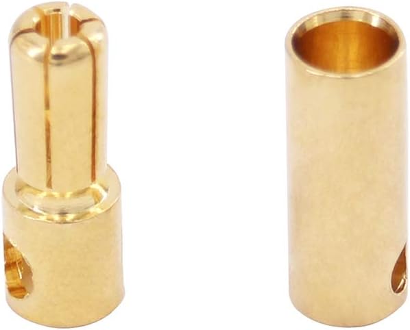 OliRC 6pairs 5.5mm Gold Plated Male and Female Bullet Banana Connectors Plugs for DIY RC Battery ESC Motor(C116-6) - Image 4