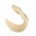 Ugeat Human Hair Tape in Extensions Platinum Blonde Real Hair Extensions Blonde Tape in Human Hair Straight Hair Extensions Skin Weft 18 inch 20pcs 50G