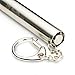 Thorfire Keychain Flashlight Light Stainless Steel Pocket Mini Size Torch Powered by AAA Battery Outdoor TS3A
