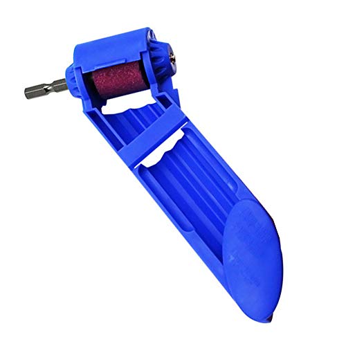 Domccy Drill Bit Sharpener Portable Corundum Drill Bit Grinder Multi Function Twist Drill Grinding Wheel Machine Grinding Tool 1pc Blue