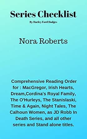 Nora Roberts Series Checklist/ Reading Order - Kindle edition by Hodges ...