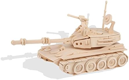 iPuzzle 3D Wooden Puzzle Tank Wooden Craft Model