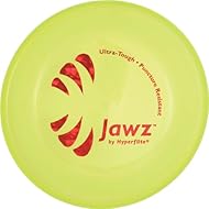 Hyperflite Jawz Lemon Lime Competition Dog Disc 8.75 Inch, Worlds Toughest, Best Flying, Puncture Resistant, Dog Frisbee, Not a Toy Competition Grade, Outdoor Flying Disc Training