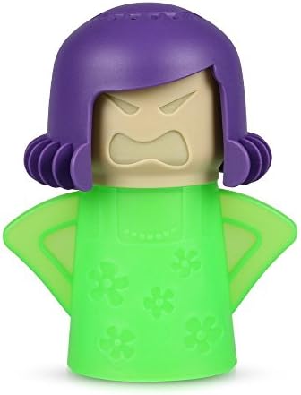 New Angry Mama Microwave Cleaner Steam cleaning microwave dirt and stains for easier cleaning - Green