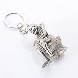Jiuguang The Skull Man Key Chain Key Rings for Men, Women or Car Decorations, Ideal Gifts Creative Auto Part Model (003)