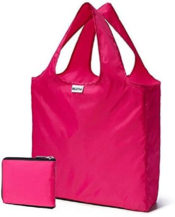 RuMe Bags bFold Folding Tote Bag with Reinforced Bottom (Raspberry)