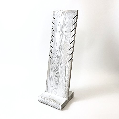Rustic Necklace Display Stand - 3 Color Options / 18 inches tall / Distressed / Craft Show / Boutique Jewelry Rack / Retail Display