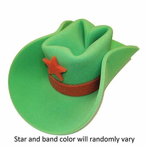 Buy Jumbo Size Foam Cowboy Hat Lime Green Online at desertcartUAE